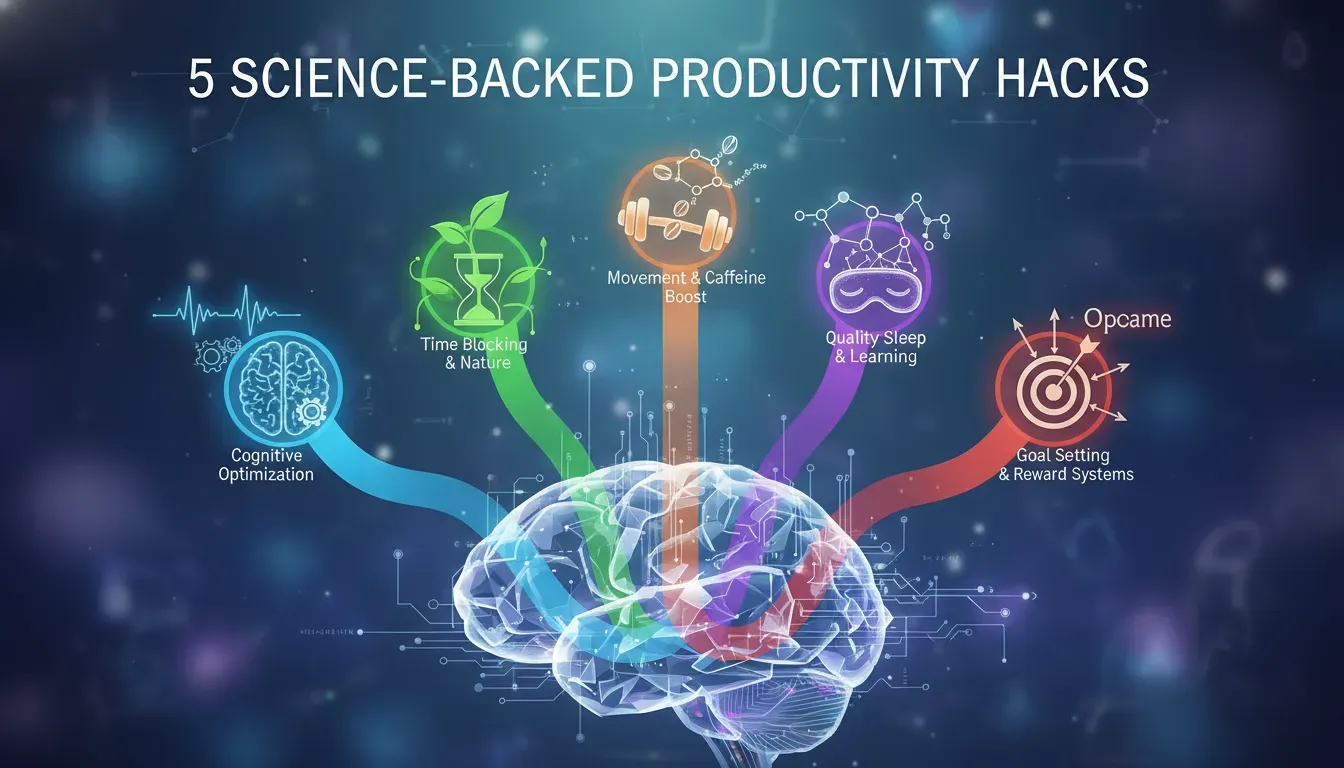 5 Science-Backed Productivity Hacks